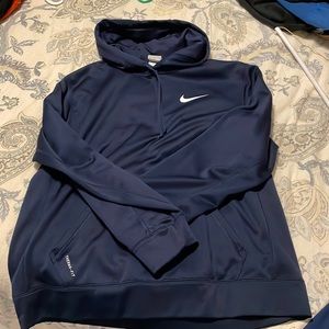Navy blue therma for Nike hoodie Size L